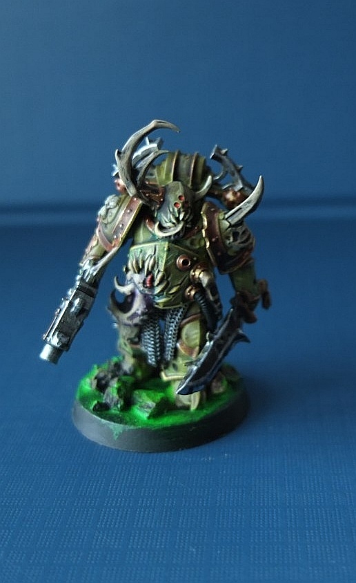 Plague marines - My, Wh miniatures, Warhammer 40k, Painting miniatures, Plague marine, Longpost