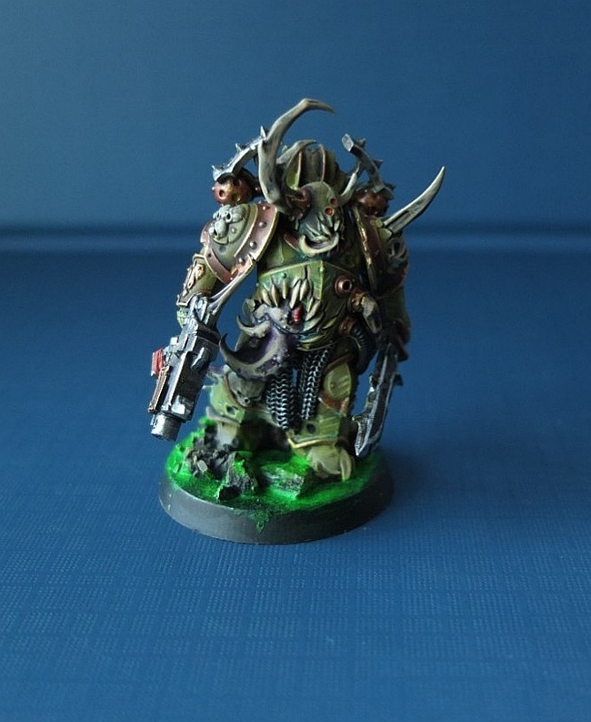 Plague marines - My, Wh miniatures, Warhammer 40k, Painting miniatures, Plague marine, Longpost