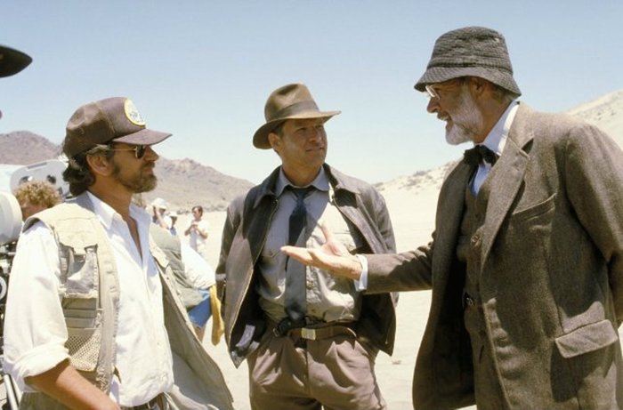 Photos from the filming and interesting facts for the film Indiana Jones and the Last Crusade 1989 - Indiana Jones, George Lucas, Steven Spielberg, Harrison Ford, Celebrities, Photos from filming, VHS, Longpost