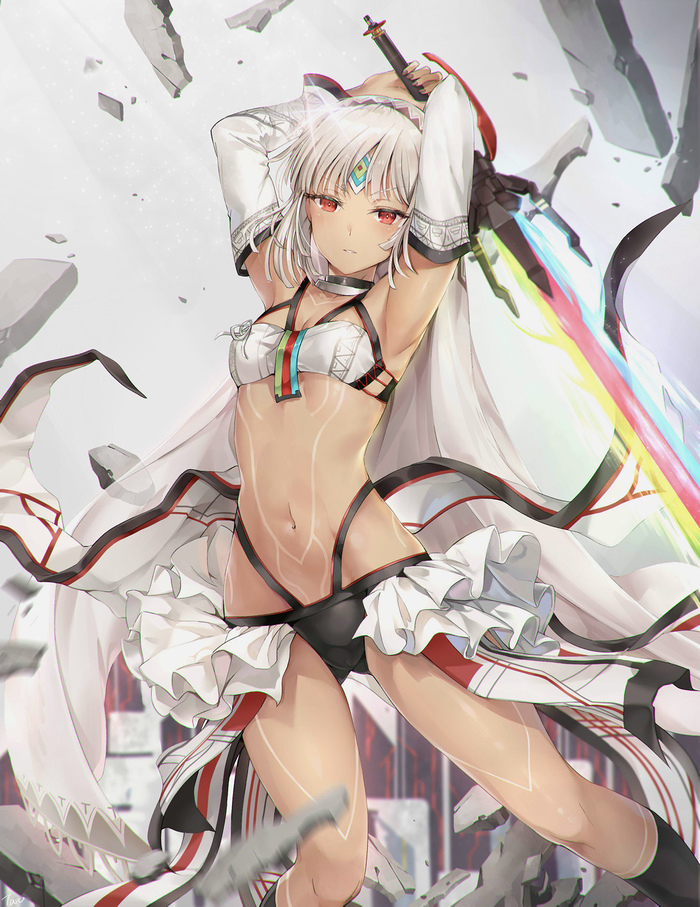 Altera - Anime, Anime art, Fate grand order, Attila, Altera