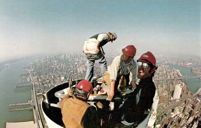 Promised photo... - NSFW, Builders, The photo, Selfie, Empire State Building