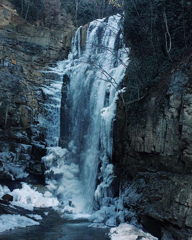 Waterfall in Tbilisi - My, Waterfall, Georgia, Tbilisi