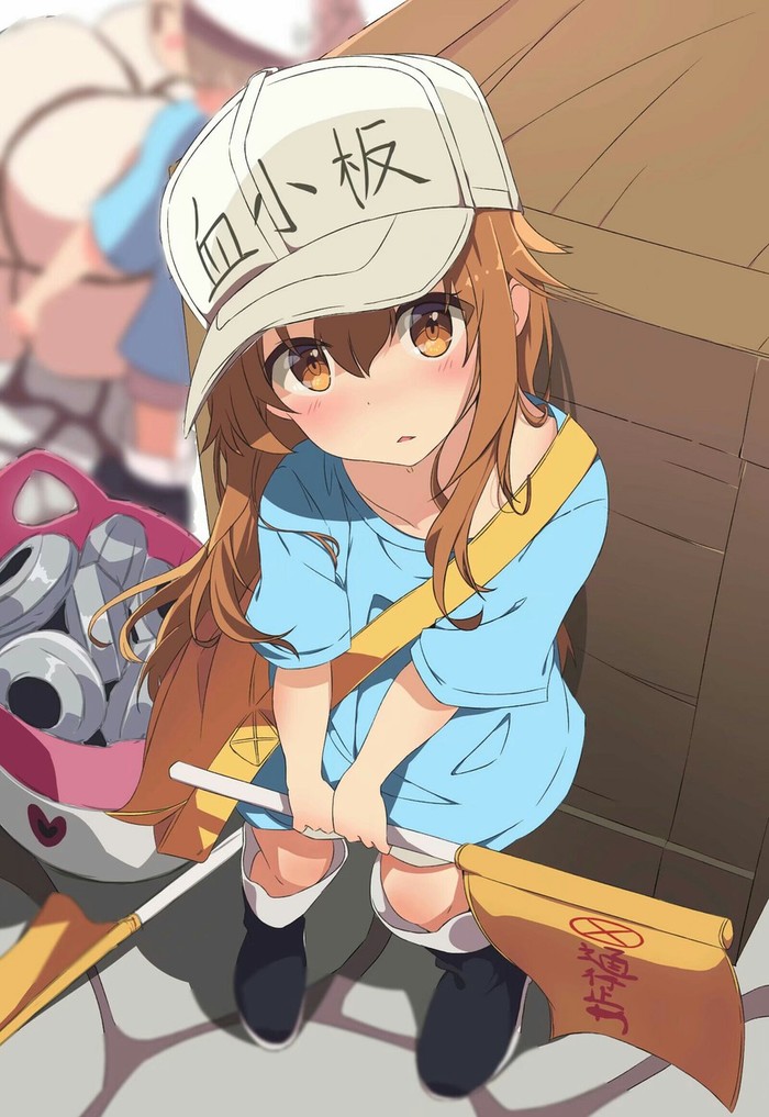 Platelet - Anime, Anime art, Hataraku Saibou, Platelet