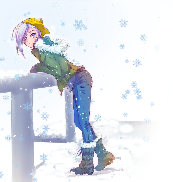 Winter is waiting... RWBY, Winter Schnee, Anime Art, Аниме, Сериалы, Арт, Не аниме