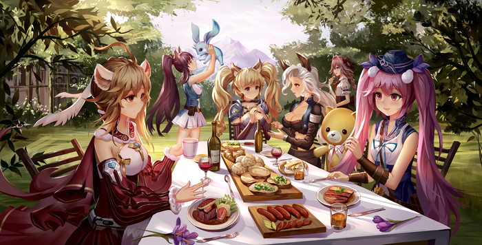 Outdoors - Anime Art, Аниме, Azur Lane, Astolfo, Chris, An qi, Ren zhandun wei, Alice