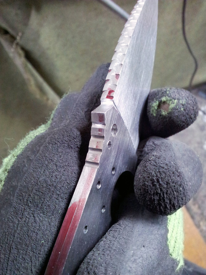 Пятничная у8а Нож, Своими руками, Рукоделие с процессом, Сталь, Кожа, Видео, Длиннопост