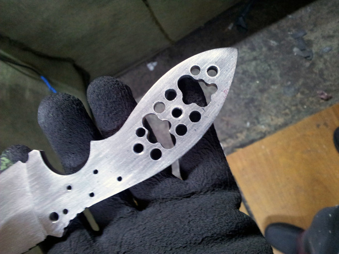 Пятничная у8а Нож, Своими руками, Рукоделие с процессом, Сталь, Кожа, Видео, Длиннопост