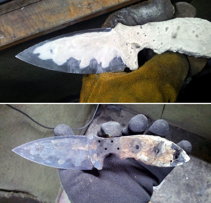 Пятничная у8а Нож, Своими руками, Рукоделие с процессом, Сталь, Кожа, Видео, Длиннопост