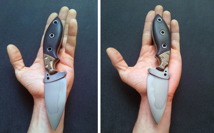 Пятничная у8а Нож, Своими руками, Рукоделие с процессом, Сталь, Кожа, Видео, Длиннопост