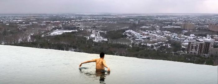 Как бы выглядели открытые бассейны с видом на Караганду Казахстан, Фотография, Фотошоп мастер, Юмор, Бассейн, Лакшери, Длиннопост