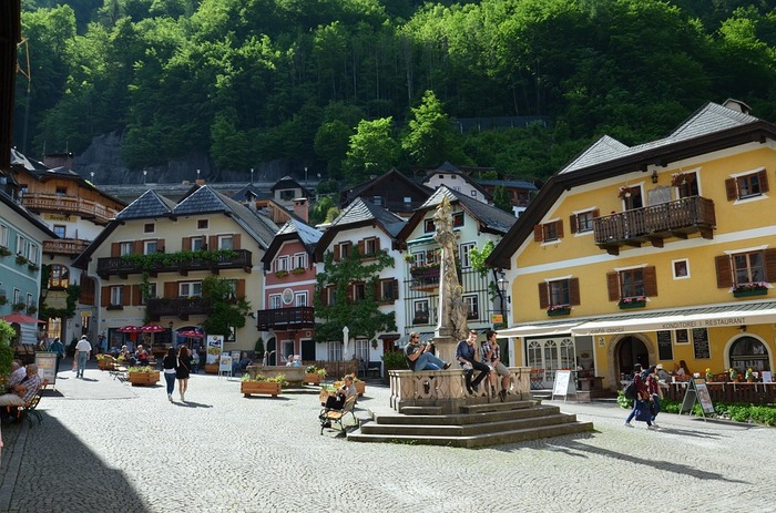 Hallstatt, Austria - The photo, Austria, Hallstatt, Town