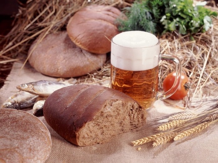 delicious smell picture - Beer, Bread, Cereals, , Tomatoes, A fish, The photo, Scent