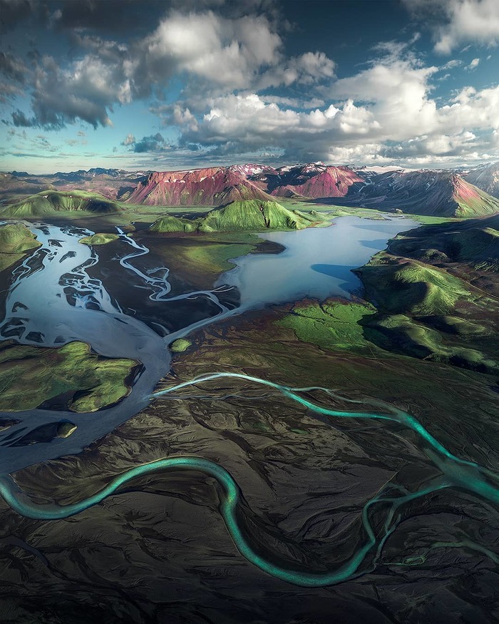 Icelandic plateau - Iceland, The mountains, Plateau, The photo, Beautiful, River