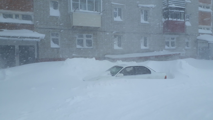 Занесло - Моё, Стихия, Снег, Дальний Восток