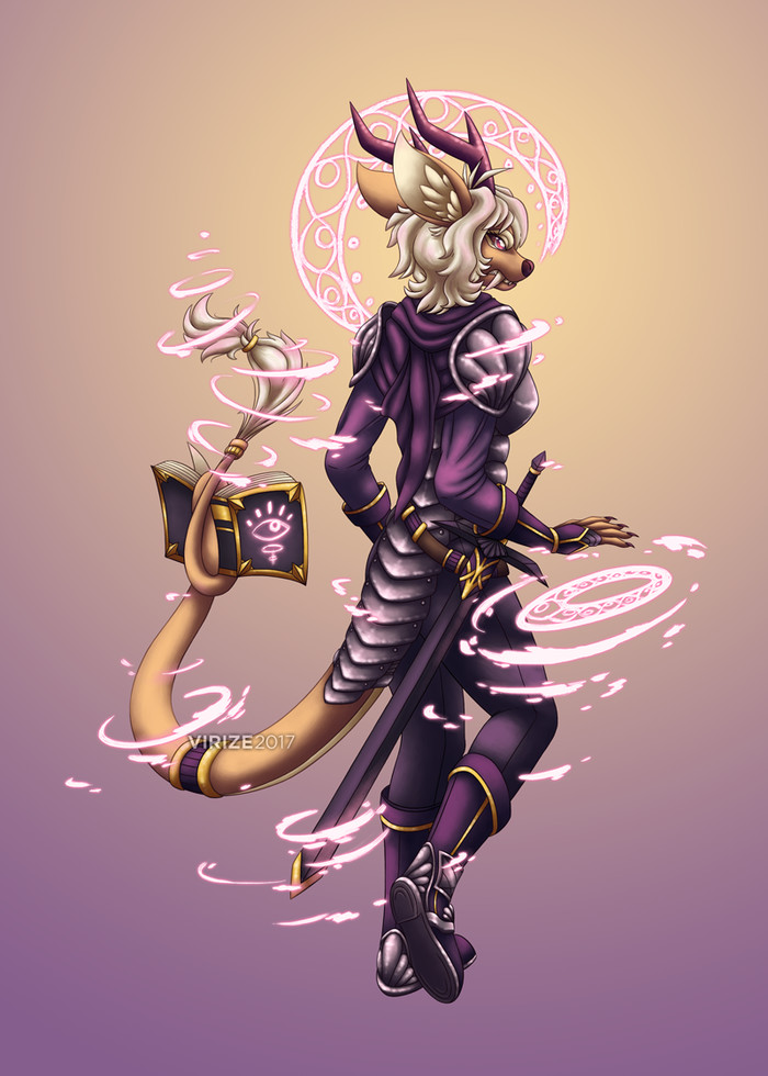 Weary, Wizard of the Void - Furry, , , Furry deer, Furry art, GIF, Longpost