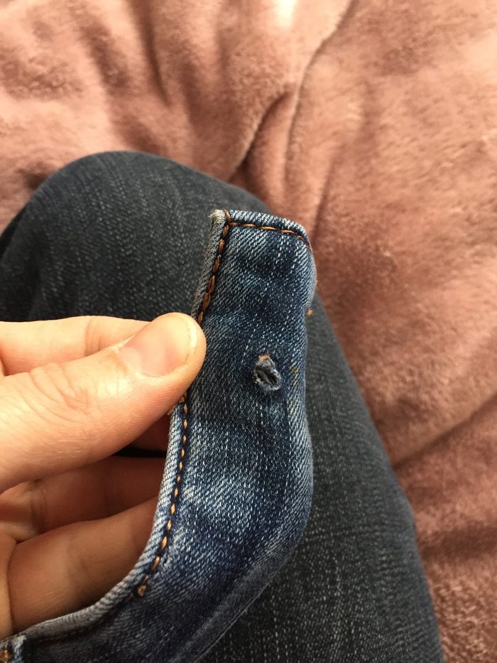 Button. - My, Buttons, , Jeans, Life hack, Longpost, Unconventional approach