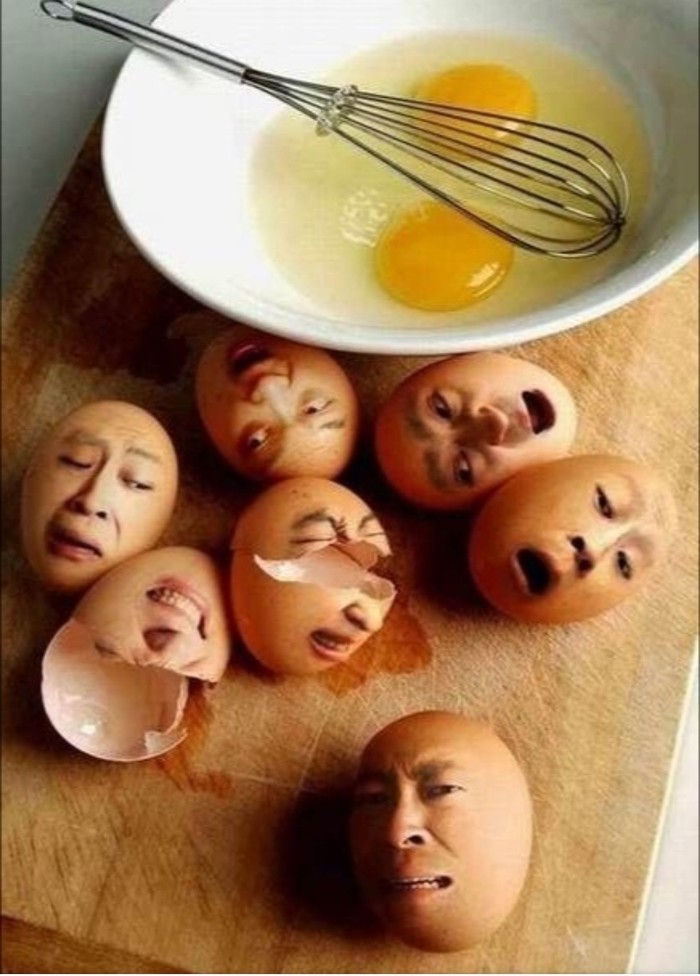 Covered - Photoshop master, Eggs, Face