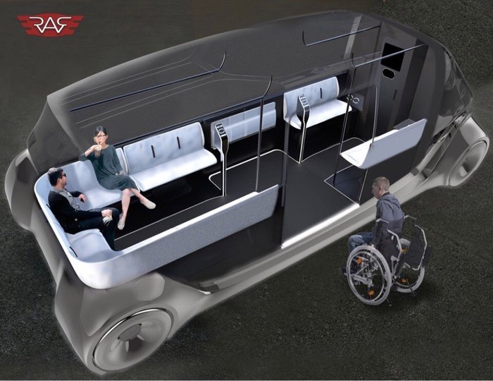 Каким будет возрожденный РАФ: первые изображения Авто, Электромобиль, Раф-2203, Возрождение, Проект, Микроавтобусы, Техника, Технологии, Длиннопост