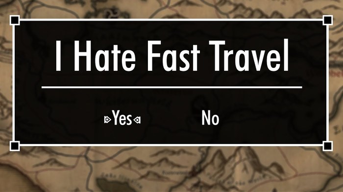 Cost-free fast travel is bad, and what needs to be done about it. - Fast Travel, Games, Computer games, Text, Analytics, Parsing, GIF, Longpost