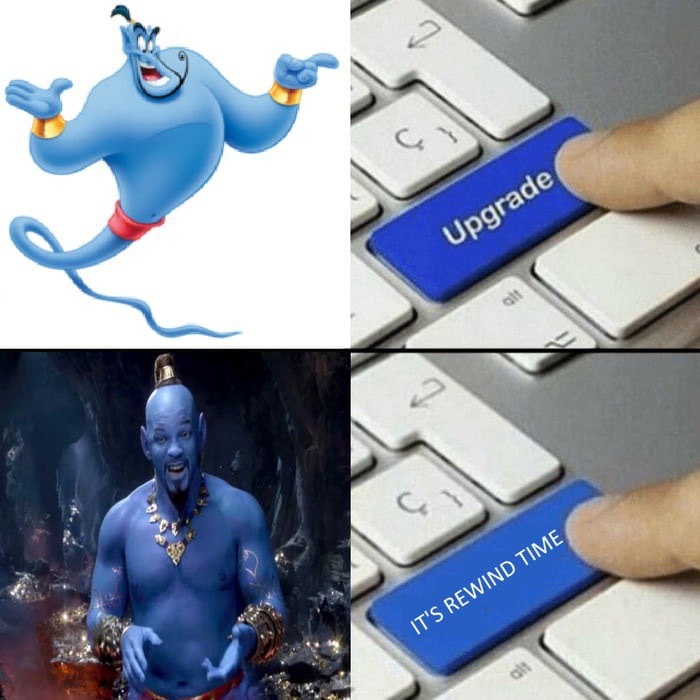 Today they published a teaser of Aladdin with blue Will SmithThe reaction of the Internet was not long in coming. - Will Smith, Aladdin, Genie