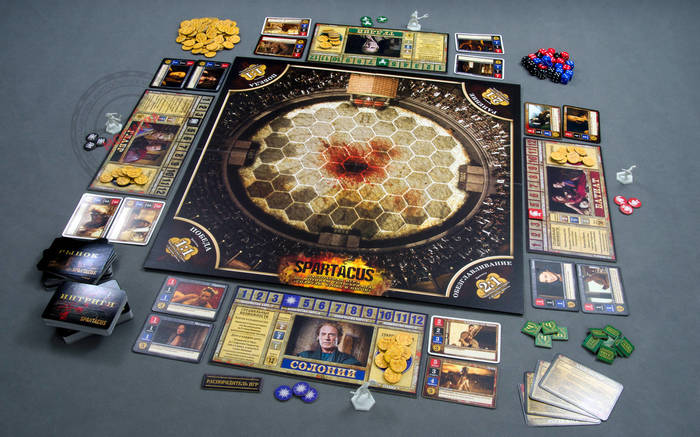 Spartacus Blood and Sand - My, Spartacus: Blood and Sand, League of Board Players, Ushtele, Board games, The strength of the Peekaboo