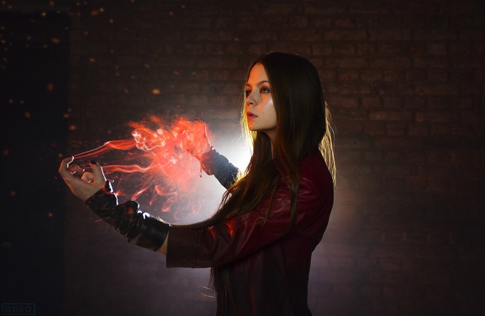 Scarlet Witch by Asami Gate - Cosplay, Russian cosplay, Beautiful girl, Marvel, Scarlet Witch, Asami Gate, Longpost