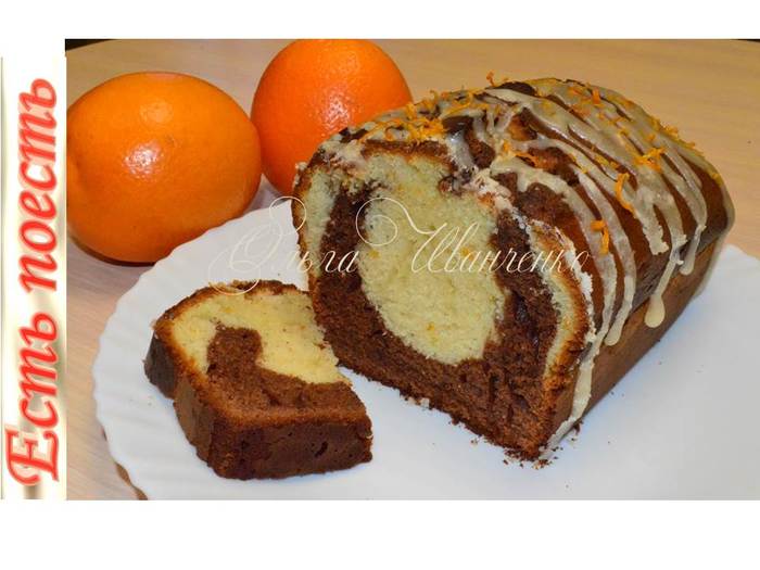 Chocolate Orange Yogurt Cake - My, Bakery products, Cake, Recipe, Video recipe, Cooking, Chocolate, Orange, Pie, Video, Longpost