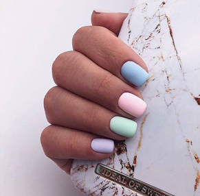 The combination of colors in manicure. - My, Manicure, Combination, Longpost