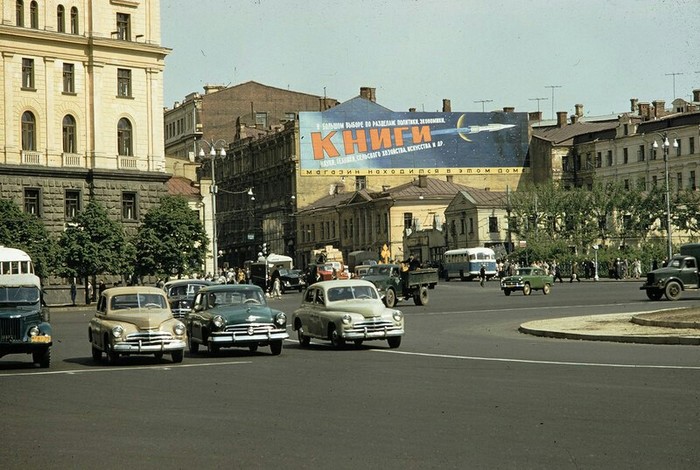 Москва 1959 год - Москва, СССР, Историческое фото, 50-е, Длиннопост