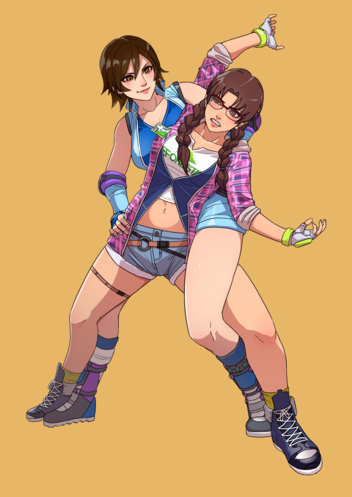 Asuka Kazama vs Julia Chang 2 - Cirenk, Tekken, , Julia Chang, Games, Art, Anime art