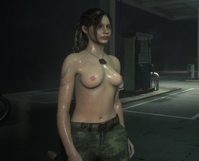 Modders exposed Claire - NSFW, Resident Evil 2: Remake, Strawberry, Boobs, Girls, Claire redfield