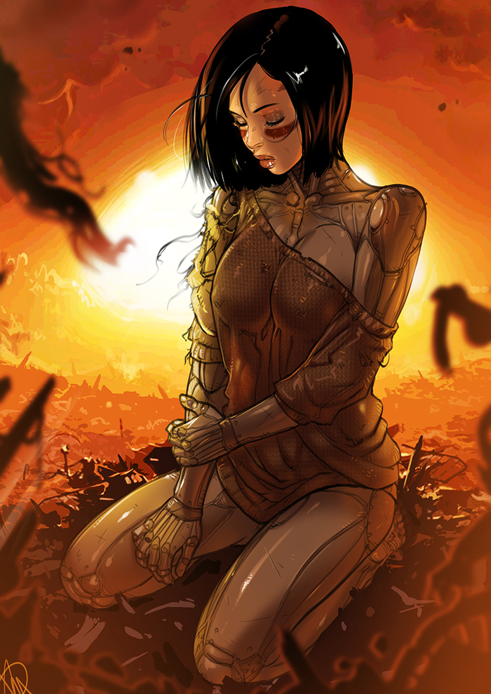 Battle Angel Alita \ Gunnm - Ganassa, Alita: Battle Angel, , Alita, Art, Movies, Manga