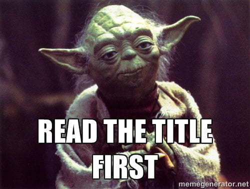 You must - 9GAG, Star Wars, Yoda