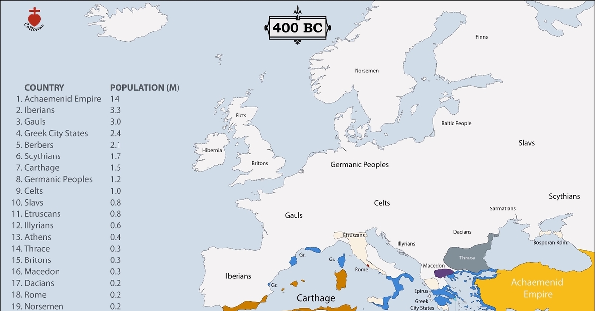 доггерландия на карте европы. кельтский язык. европа в 400 году. Europe 400. карта европы 400 год.