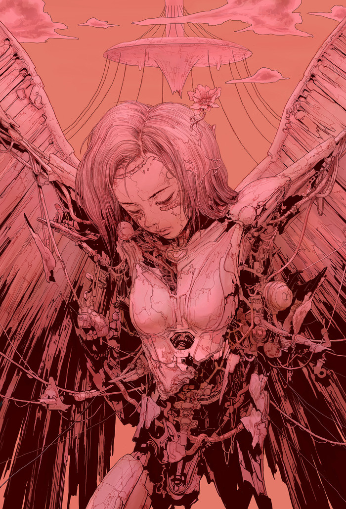 Battle Angel Alita Anime Art, , :  , Tianhua Xu