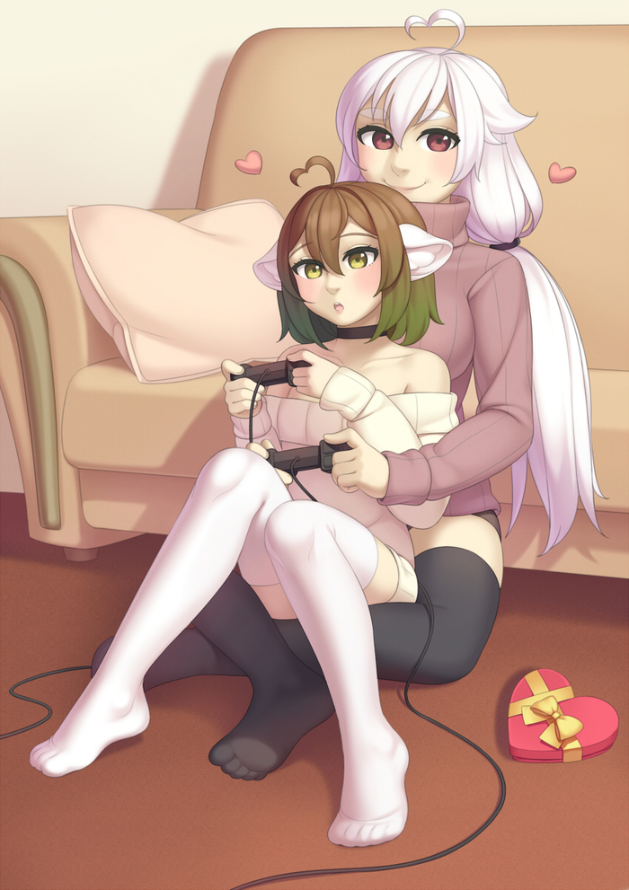 Lap warmer - Anime, Not anime, Anime art, Cristalavi