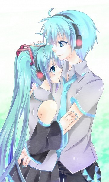 Hug me - Anime, Anime art, Vocaloid, Not anime, Hatsune Miku