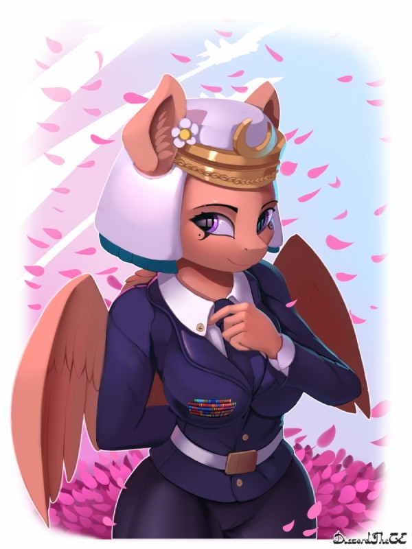 Pony in a business suit - My little pony, Somnambula, Anthro, Discordthege