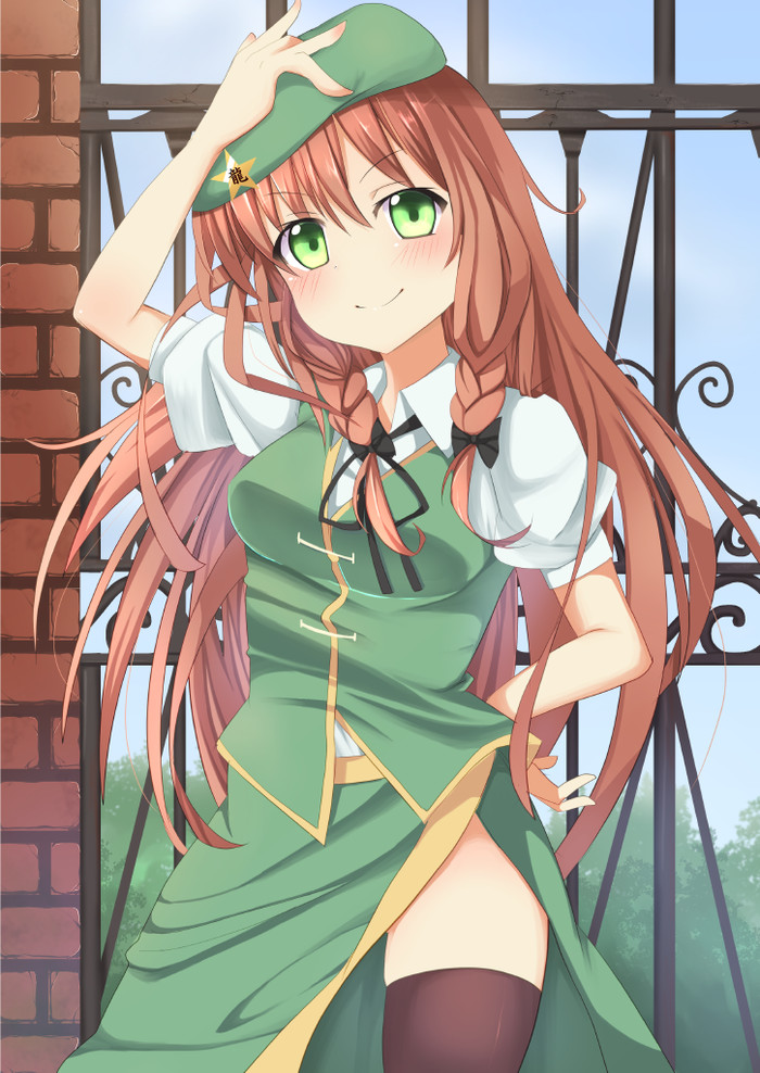 Hong Meiling Touhou, Anime Art, , Hong Meiling