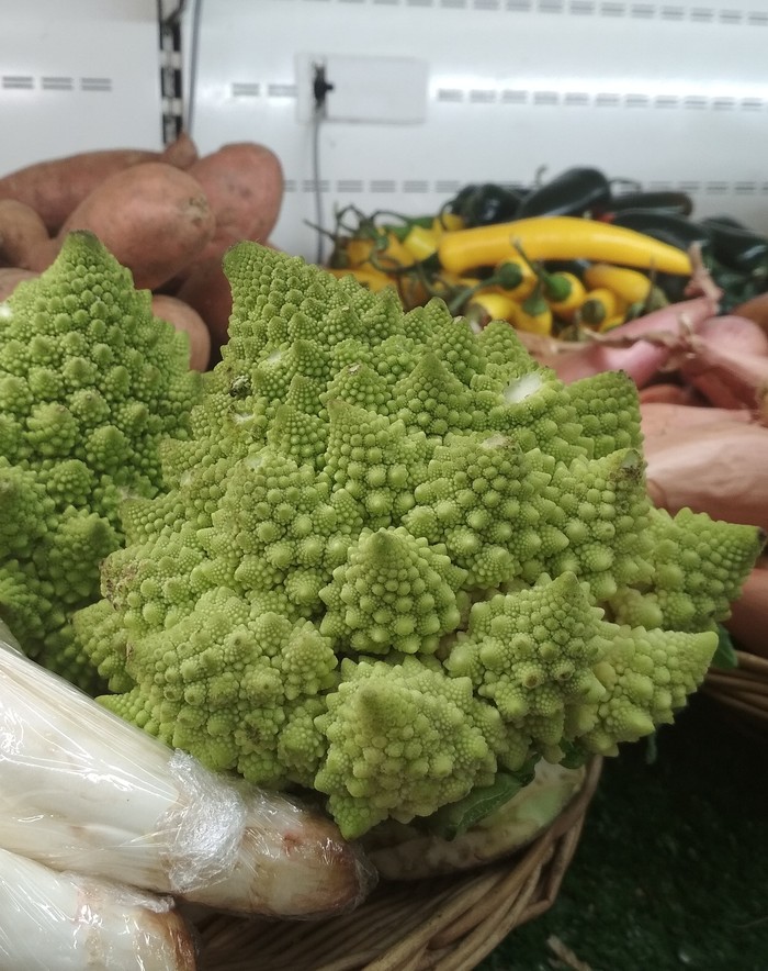 fractal cabbage - My, Cabbage, Food, Fractals, Interesting, Romanesco