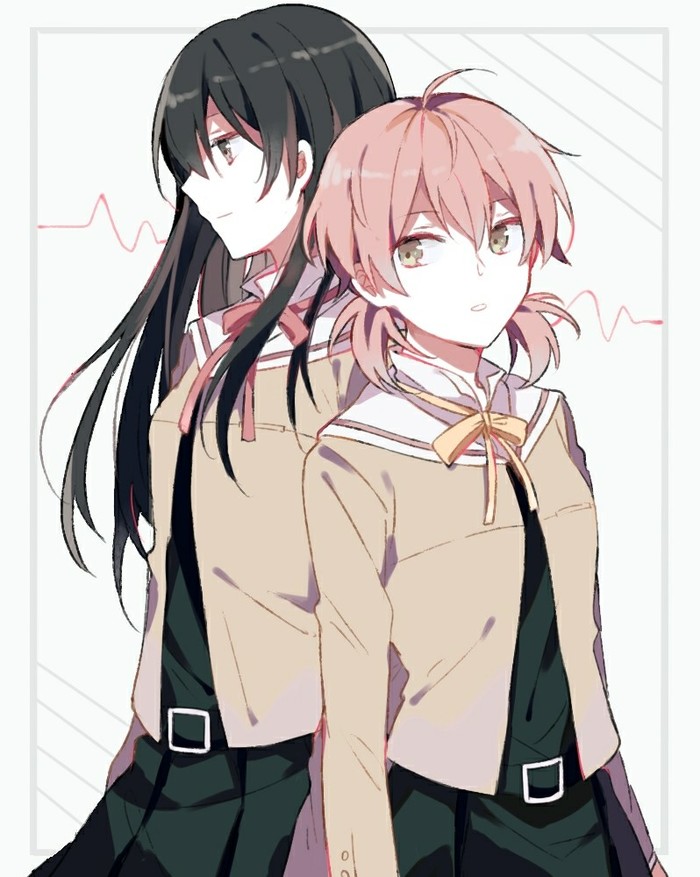 Bloom into you - Yagate kimi ni naru, Yuu Koito, Touko Nanami, Anime, Anime art, Longpost, Yuri