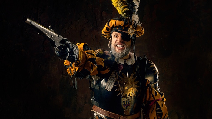Warhammer FB - Empire Lieutenant Klaus Vogel - My, Omega N, Cosplay, The photo, Warhammer, Warhammer fantasy battles, Longpost