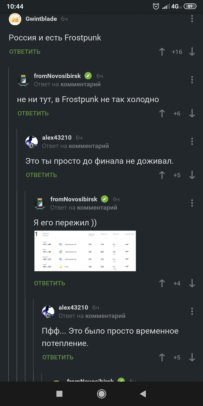 ������ ��� frostpunk