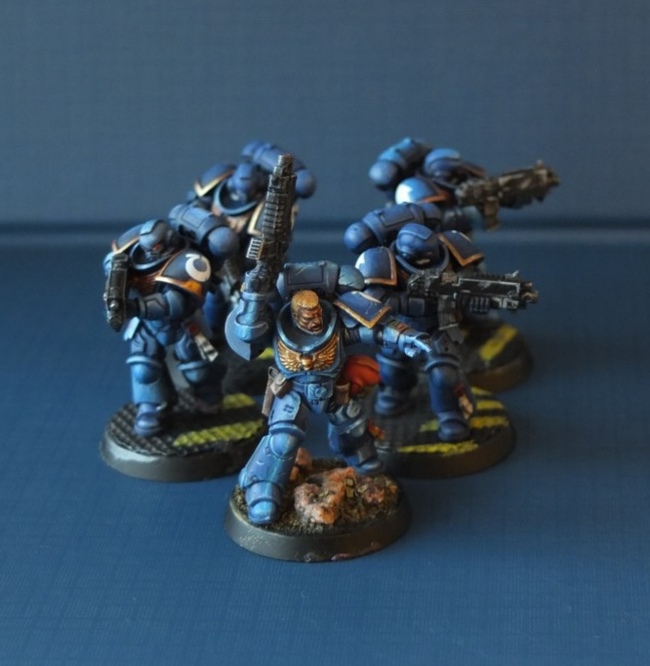 What I painted from the starter) - My, Wh miniatures, Miniature, Longpost, Warhammer 40k