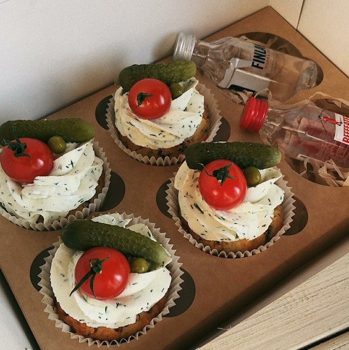 Капкейки к 23 февраля