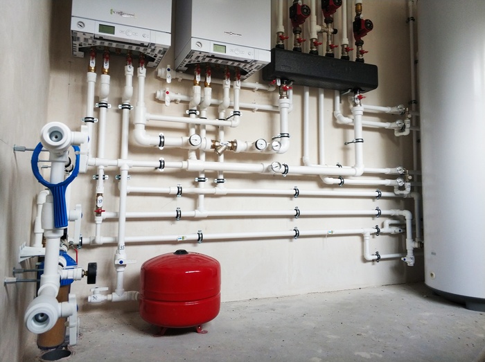 Забабахали котельную в ОЗЕРКАХ с петлей Тихельмана Котельная, Ппр, Гидравлика, Бойлерная, Отопление, Монтаж, Дом, Теплый пол, Длиннопост