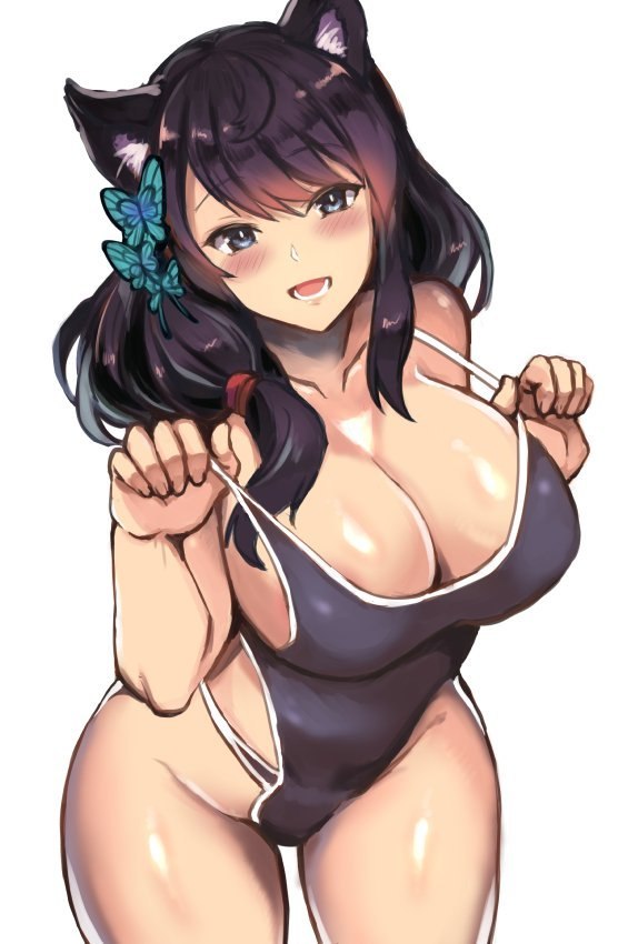 Fusou - NSFW, Azur lane, Fusou, Boobs, Anime art, Anime, Art