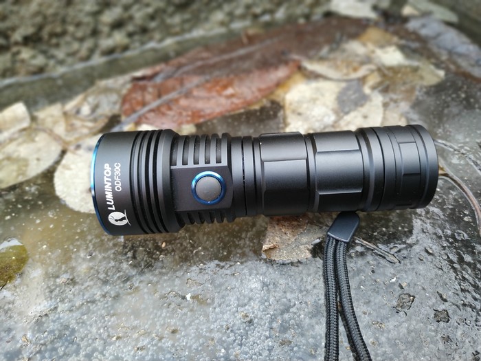 Powerful flashlight for hunting or fishing Lumintop ODF30C - My, Lamp, For the hunter, Fishing, Video, Longpost