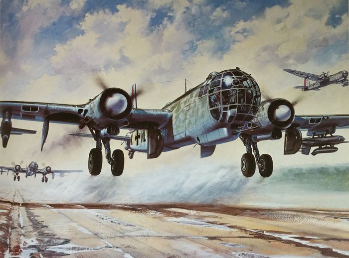 He-177 Greif. Lighter in the sky. - Germany, , Longpost, Bomber