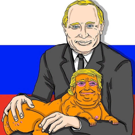 Briefly about the relations between Russia and America - Vladimir Putin, Donald Trump, Relationship, Humor, Politics